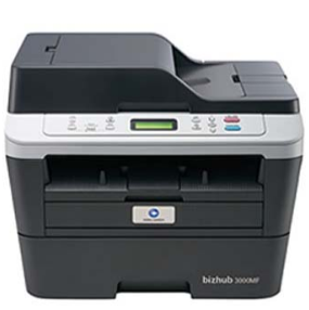 柯尼卡美能達/KONICA MINOLTA bizhub 3000MF 黑白激光/鼓粉分離/A4/多功能一體機